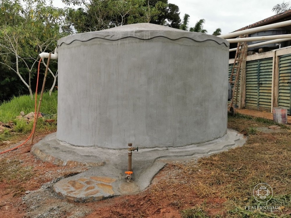 Cisterna é construída na Comunidade-Luz Figueira