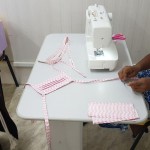 Produção de máscaras para abrigados venezuelanos