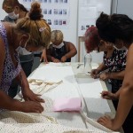 Produção de máscaras para abrigados venezuelanos