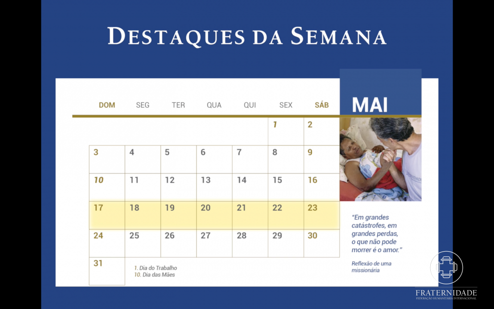Destaques da Semana