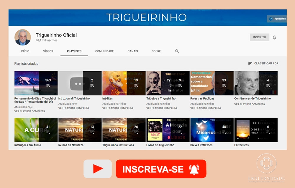 Canal do Trigueirinho no Youtube completa 1 ano