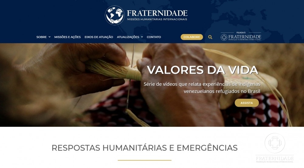 Lançamento Site Missões Humanitárias e Emergências